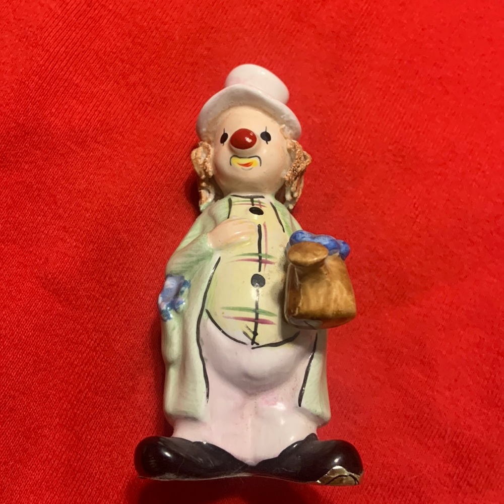 Clown figurine Enesco vintage 1984